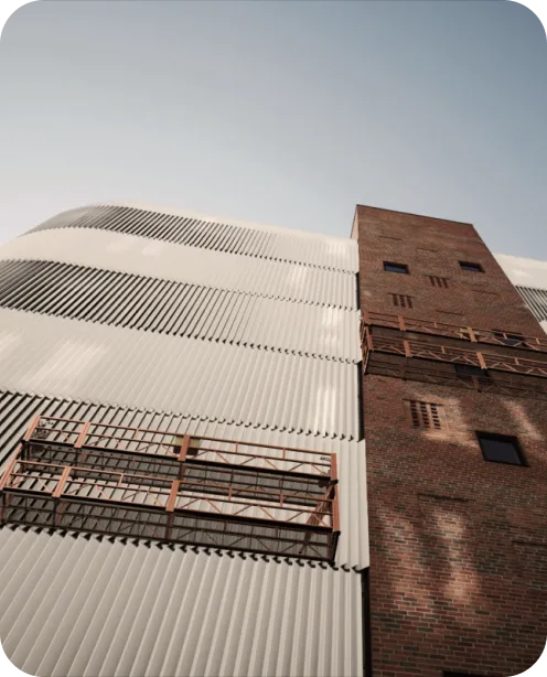 Asansör şaftlarda kullanılan asma iskele