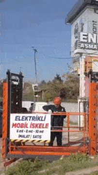 Elektrikli Asma İskele